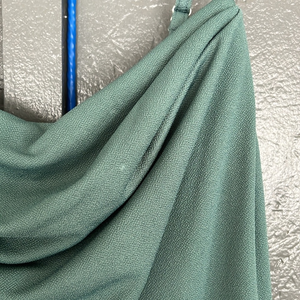 Birdy Grey Ash Crepe Dress in color Sea Glass Sz XL - Picture 8 of 16
